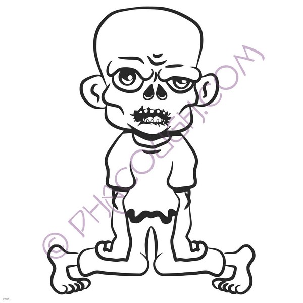 Cartoon zombie Cartoon zombie
