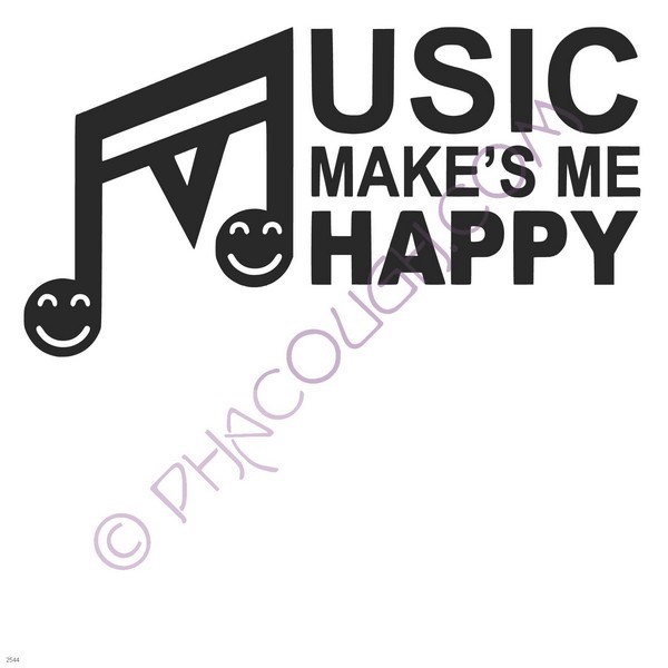 Music makes me happy Music makes me happy